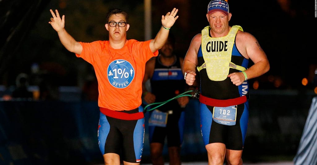 Chris Nikic becomes the 1st person with Down syndrome to compete during a full
