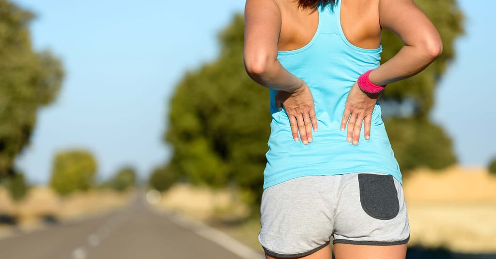 Why do you have back pain when running